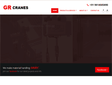 Tablet Screenshot of grcranes.com